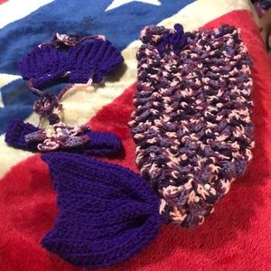 Baby mermaid photo prop